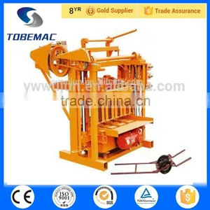 2015 TOBEMAC QMJ4-45 Clay Block Making Machine Hollow Cement Block Making Machine Concrete Brick Making Machine Quality Choice thumbnail-1