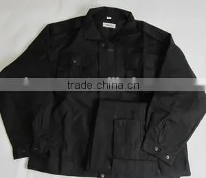 Black Ripstop Fabric Military Uniform thumbnail-2