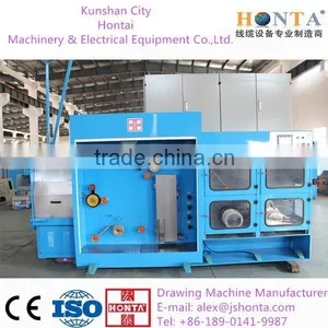 24DTS Aluminium Fine Wire Drawing Machine and Double Spooler With Continuous Annealer thumbnail-1