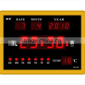 ABS Multi-function Led Calendar Clock thumbnail-3