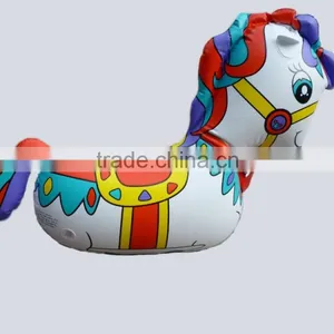 Funny Inflatable Horse Riding for Kids, Inflatable Horse Toy thumbnail-1