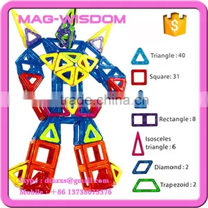 Mag Wisdom Childrens Magnetic Building Blocks 118PCS thumbnail-1