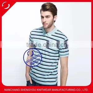 Yarn Dyed China Manufacturer POLO Shirts , 100% Cotton POLO Shirt for Men thumbnail-1