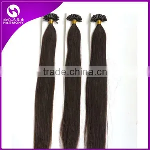 Wholesale 100% Brazilian Remy Virgin Hair 20'' 1g Strand u Tip Keratin Human Hair Extension for Black Women thumbnail-2