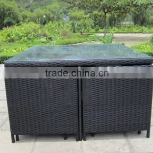 PE POLY Rattan Wicker Outdoor / Garden Furniture - CUBE SET thumbnail-4