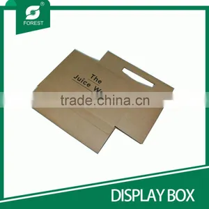 CHINA FACTORY SUPPLIER CUSTOM MADE BROWN PAPER DISPLAY BEER BOX SIX WINE BOTTLES HOLDERS thumbnail-3