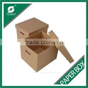 COLOR PRINTING BROWN KRAFT PAPER PACKAGING BOX thumbnail-2