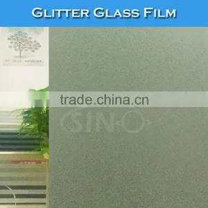 F000G Glitter Frosted Glass Film Office Window Decoration Stickers thumbnail-1