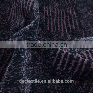 India Design Printed Fabrics for Garments Spray Flock Fabric thumbnail-1