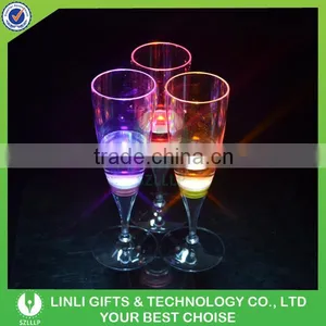 Shenzhen Top Quality Transparent Led Champagne Cup With Logo For Bar thumbnail-2
