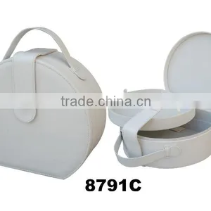 Wholesale White Custom Jewelry Box With Tray thumbnail-1