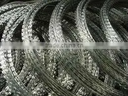 Hot Dipped Galvanized Anti-climb Razor Wire thumbnail-1