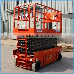 Best Selling Electro-hydraulic Scissor Lift,self-propelled Mobile Hydraulic Scissor Lift,four Wheels Mobile Scissor Lift Table thumbnail-4