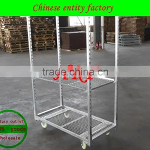 Decorative Flower Trolley, Danish Cart Flower Cart, Greenhouse Trolley Cart Display Flower Cart thumbnail-5