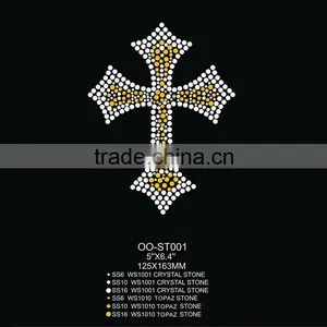 2015 Fashionable Luxury Cross Rhinestone Sticker Transfer thumbnail-1