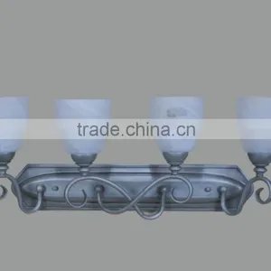Metal and Glass Shade 4 Lamp UL Manufacturer Wall Light/Wall Sconces thumbnail-4