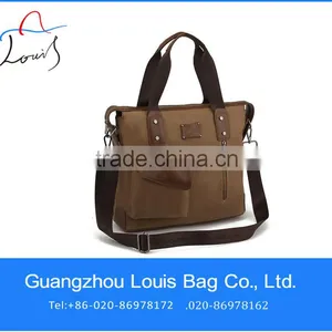 High Quality!!!2013 New Model England Style Handbag,Promotional Shoulder Casual Canvas Shopping Bag for Man in Guangzhou thumbnail-1