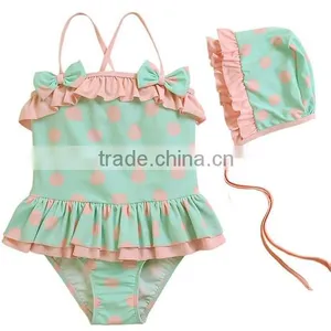2016 Latest Design Girls UV Cut Swim Set thumbnail-4