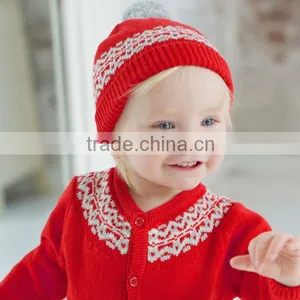 DB401 Dave Bella Autumn Winter Baby Hat Infant Caps Christmas Hat thumbnail-1