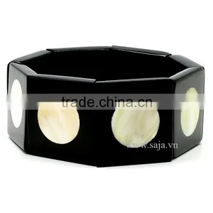 Buffalo Horn Jewelry , Buffalo Horn Bracelet SHB-529, 100% Natural Buffalo Horn thumbnail-1