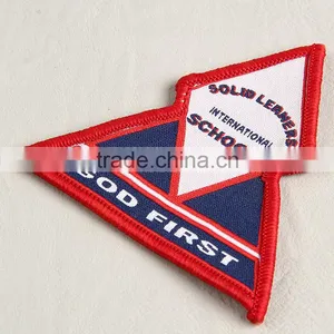 Hangzhou Label Factory Custom Badge Label With Interfacing Cloth for Technical Man Garments. thumbnail-3