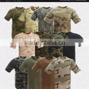 Wholesale Camouflage t Shirt Customed Army t Shirt thumbnail-1