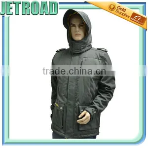 Men's Padded Jacket Parka With Removable Hood thumbnail-2