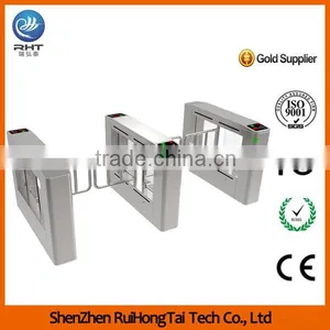 Supermarket Swing Turnstile Machine With Barcode Function Quality Choice thumbnail-1