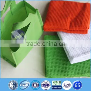 China Wholesale Factory Direct Cotton Fabric Waffle Weave Dish Towel thumbnail-1