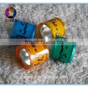 100pc Free Shipping 10mm 2015 Short Pigeon Foot Ring Numbered Band for Pigeons thumbnail-1
