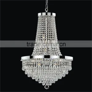 Popular Dining Room Silver Crystal Chandelier Pendant Lighting-71068 thumbnail-1