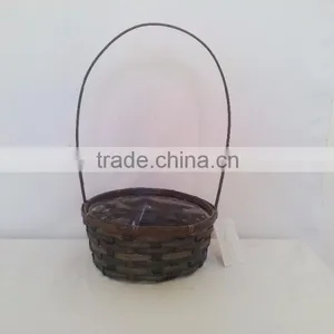 Bamboo Baskets for Flowers, Rattan Flowers Baskets thumbnail-2