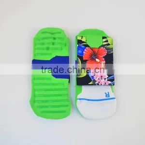 Lady Selective Terry Sublimation Printing Running Non Slip Socks thumbnail-2