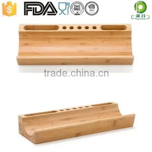 Bamboo Wood Modern Recycled Office Desk Organizer thumbnail-1