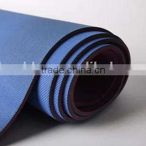 Custom Mesh Fabric Surface Natural Rubber Yoga Mat Quality Choice thumbnail-6