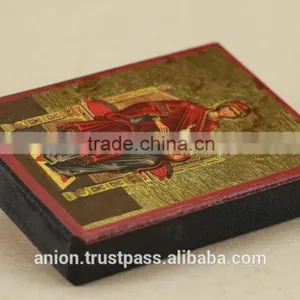Greek & Russian Orthodox Wooden Icon. Mother God. Panachranta thumbnail-5