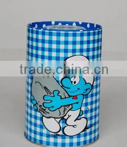 Lovely Cute High Quality Custom Children's Metal Tin Coin Bank thumbnail-3