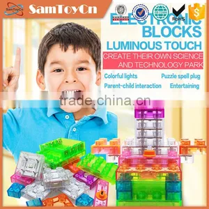 Electronic Touch Function Integrated Circuit Brains Blocks Toy thumbnail-1