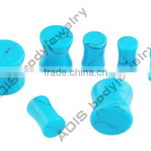 Wholesale Stone Double Ear Tunnel Body Piercing thumbnail-1