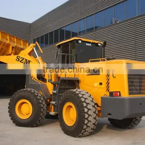 Heavy Construction Equipment 5 Ton SZM 956 ZL50 Chinese Wheel Loader With Hydraulic Transmission thumbnail-1