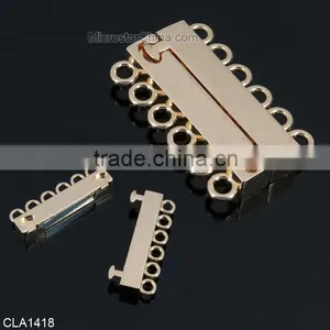 Fashion Jewelry Components Top Quality Zinc Alloy Material Leather Bracelet Clasp thumbnail-1