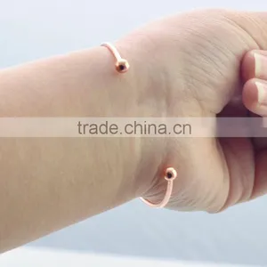 High Quality Environmental Copper Cuff Bangle&Bracelet Multicolour Bowknot Bracelet thumbnail-3