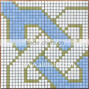 Chain Buckle Glass Mosaic Wall Art Murals thumbnail-1