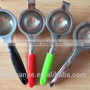 Premium Quality Stainless Steel Lemon Squeezer With Silicone Handles thumbnail-1