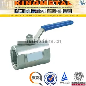 SS304 Pn 16 Stainless Steel 4PC Ball Valve Price List thumbnail-5