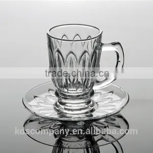 Factory Price Personlized Crystal Cup and Saucer thumbnail-3