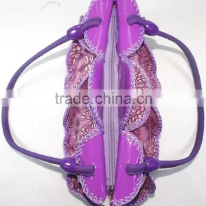 China Factory Fashion Desingner Handbag Light Weight Very Cheap Price Colorful Design thumbnail-3