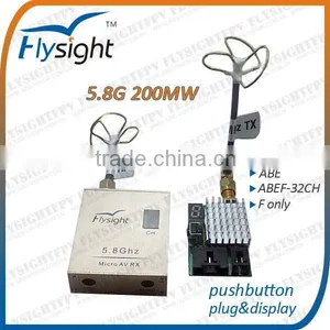D654 FPV Mikrokopter Video Transmitter and Receiver 5.8G 200mW TX RX thumbnail-1