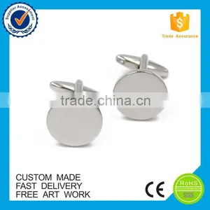 China Made the Brass Metal Round Custom Cufflinks thumbnail-3