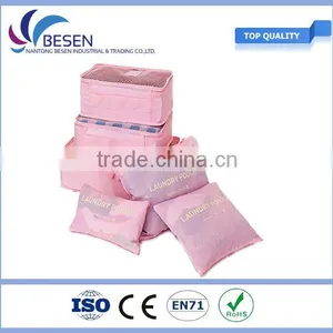 6 PCS Travel Luggage Packing Cube Bag Set Clothes Storage Bags Travel Kit thumbnail-1